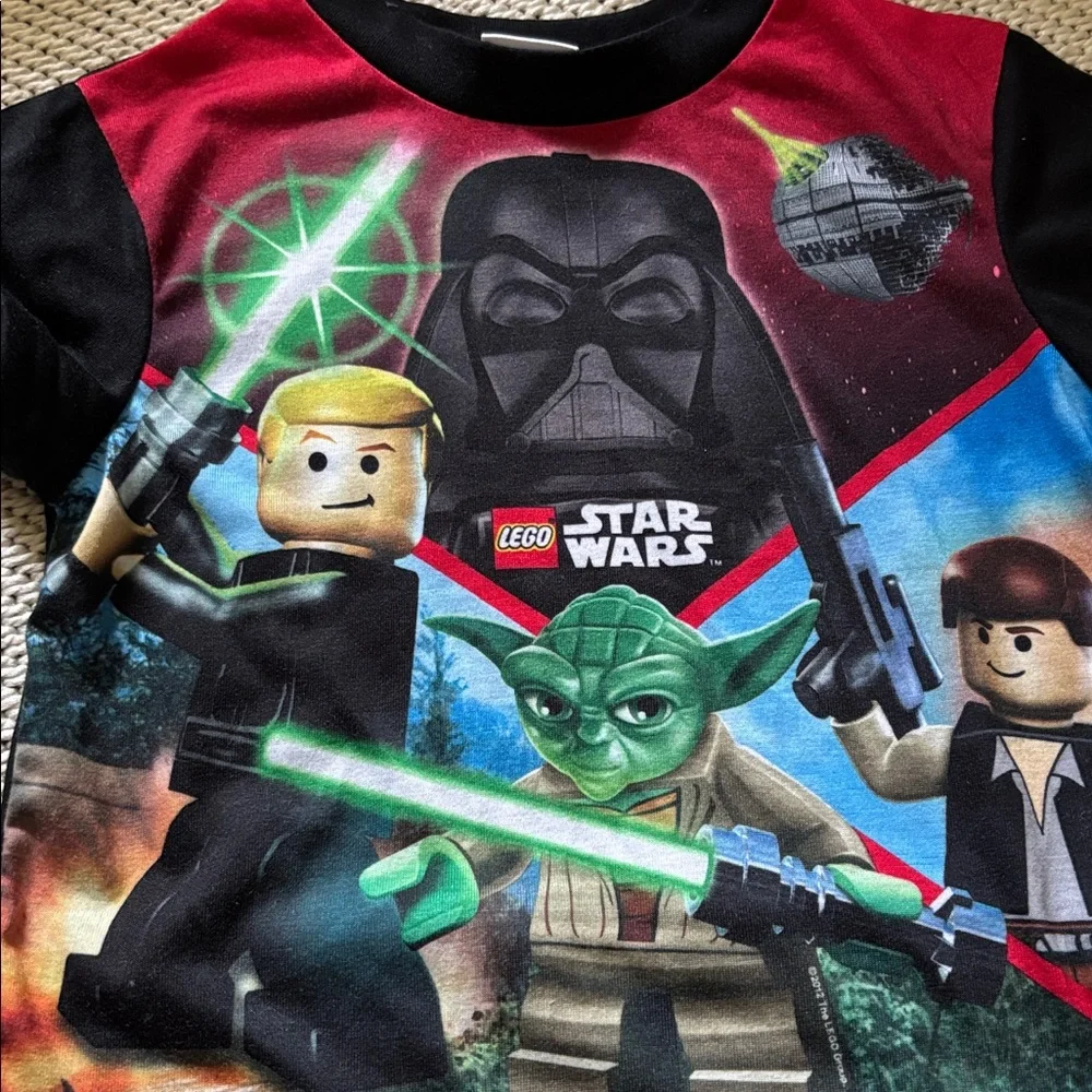 Pajamas Star Wars boys new size 4/5 polyester Lego Lucasfilm LTD.& TM